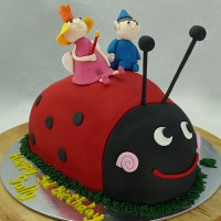 Ben and Holly Lady Bug Cake